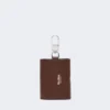 Leren oortelefoonetui, cacao