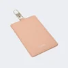 Leren pasjeshouder, roze Leren pasjeshouder, roze