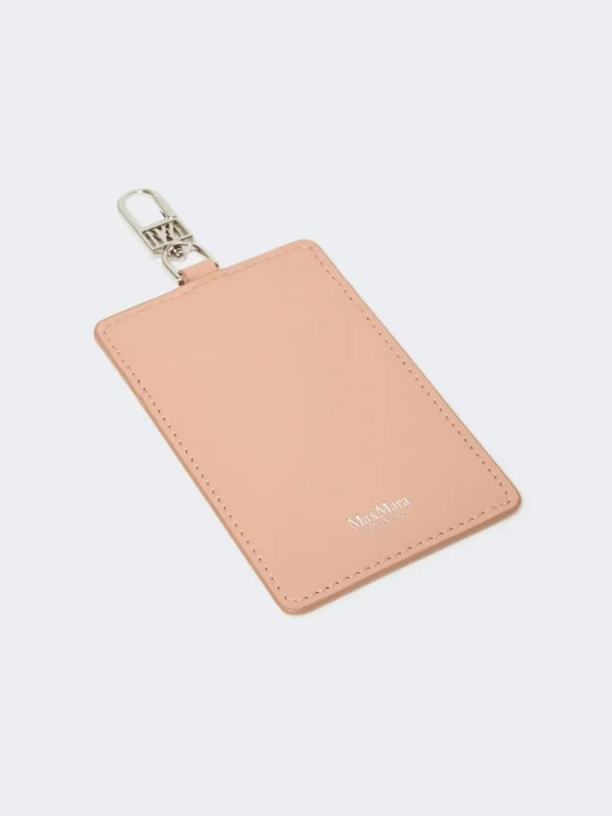 Leren pasjeshouder, roze Leren pasjeshouder, roze