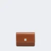 Leren portemonnee, amberbruin Leren portemonnee, amberbruin