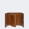 Leren portemonnee, amberbruin Leren portemonnee, amberbruin
