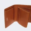 Leren portemonnee, roestkleur Leren portemonnee, roestkleur