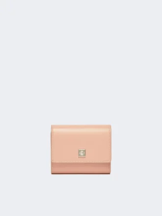 Leren portemonnee, roze