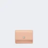 Leren portemonnee, roze
