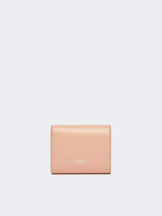 Leren portemonnee, roze