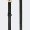 Leren riem met monogram, zwart Leren riem met monogram, zwart