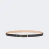 Leren riem, zwart