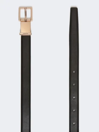 Leren riem, zwart