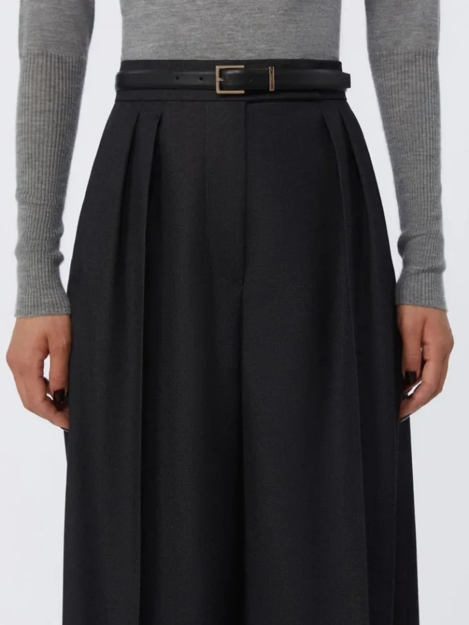 Leren riem, zwart