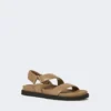 Leren sandalen, modder Leren sandalen, modder