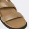 Leren sandalen, modder Leren sandalen, modder