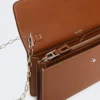 Leren telefoonetui, amberbruin Leren telefoonetui, amberbruin