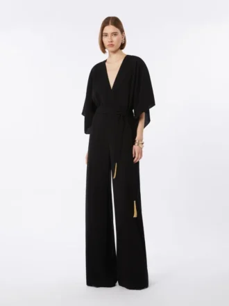 Lichtgewicht jumpsuit van cady, zwart