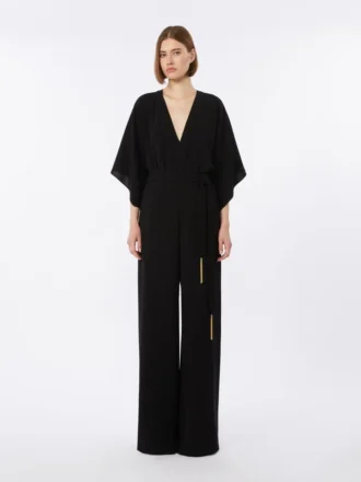 Lichtgewicht jumpsuit van cady, zwart