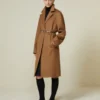 Mannelijke kasjmier jas, camel Mannelijke kasjmier jas, camel