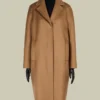 Mannelijke kasjmier jas, camel Mannelijke kasjmier jas, camel