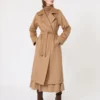 Manuela icon-jas, camel