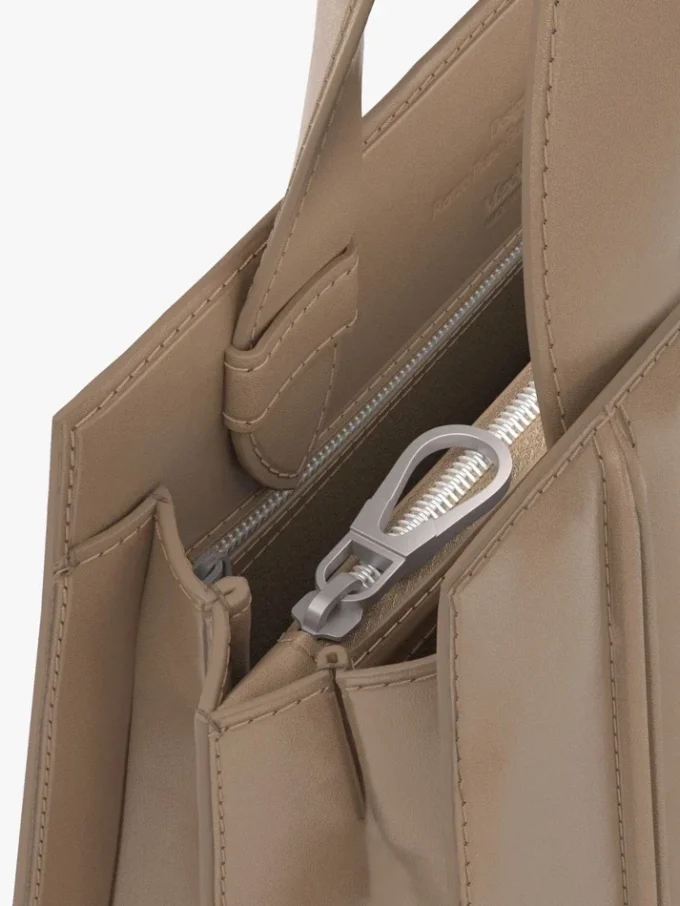 Max Mara Whitney-tas 4 – klein, naturel Max Mara Whitney-tas 4 – klein, naturel