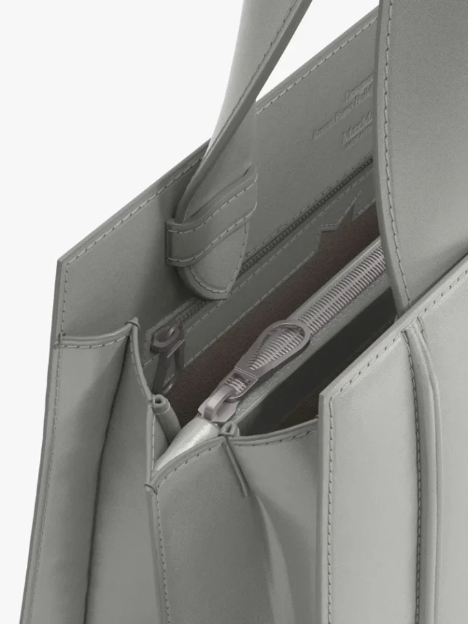 Max Mara Whitney-tas 5 – medium, lichtgrijs Max Mara Whitney-tas 5 – medium, lichtgrijs