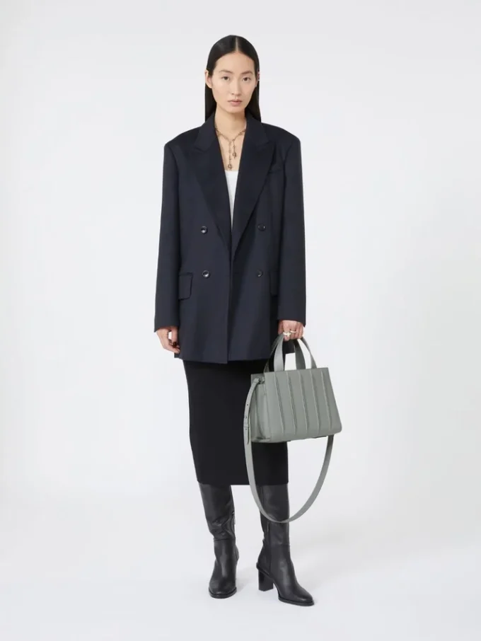 Max Mara Whitney-tas 5 – medium, lichtgrijs Max Mara Whitney-tas 5 – medium, lichtgrijs