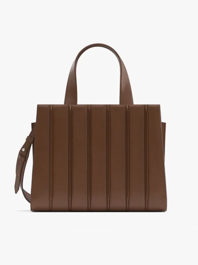 Max Mara Whitney-tas 6 – medium, amberbruin