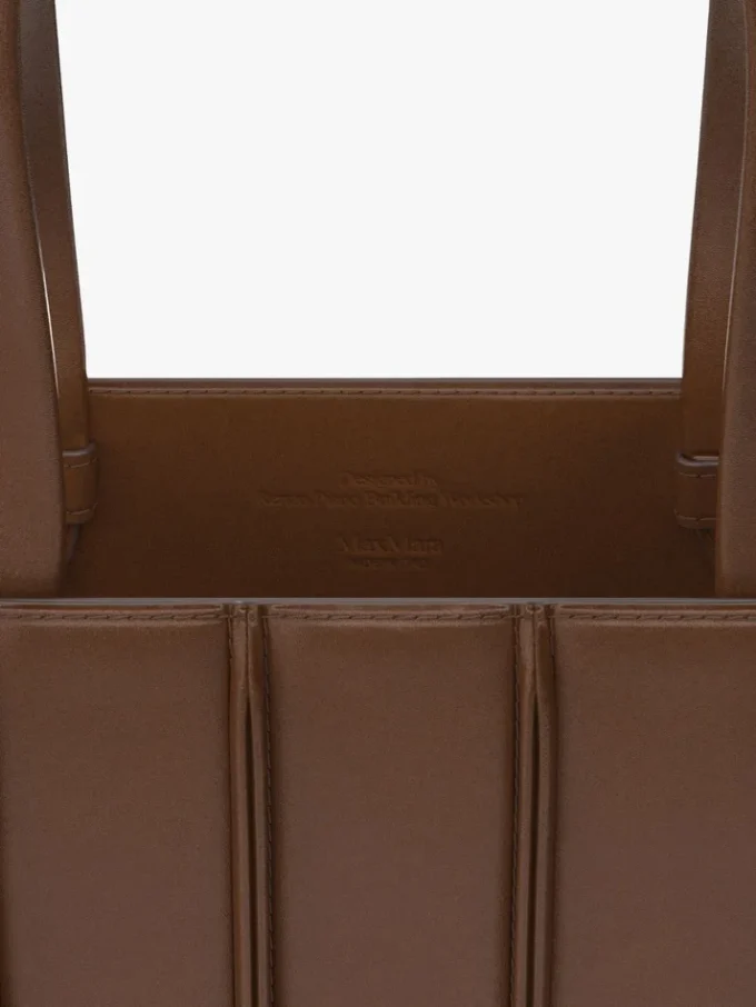 Max Mara Whitney-tas 6 – medium, amberbruin