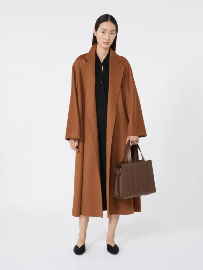 Max Mara Whitney-tas 6 – medium, amberbruin