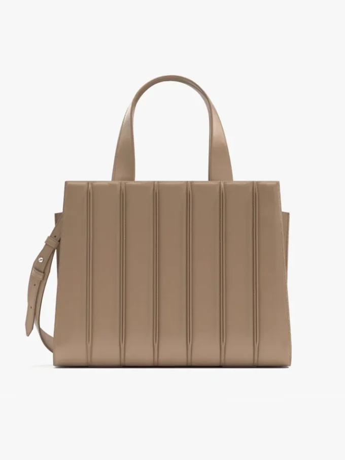 Max Mara Whitney-tas 6 – medium, naturel
