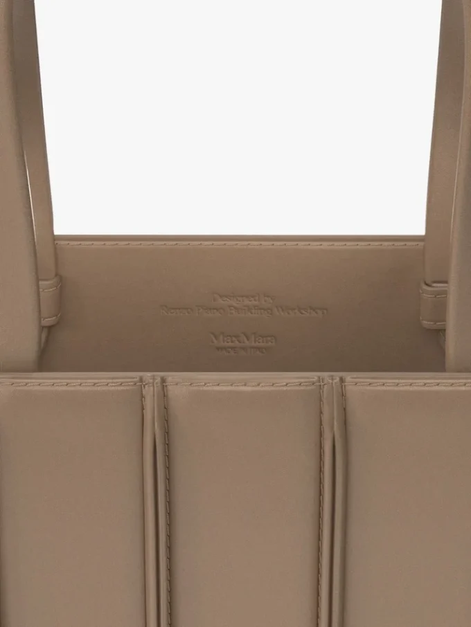 Max Mara Whitney-tas 6 – medium, naturel