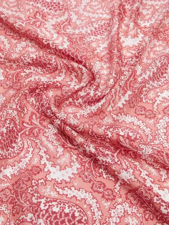 Maxi-vierkante sjaal van modal en zijde, zalmkleurig Maxi-vierkante sjaal van modal en zijde, zalmkleurig