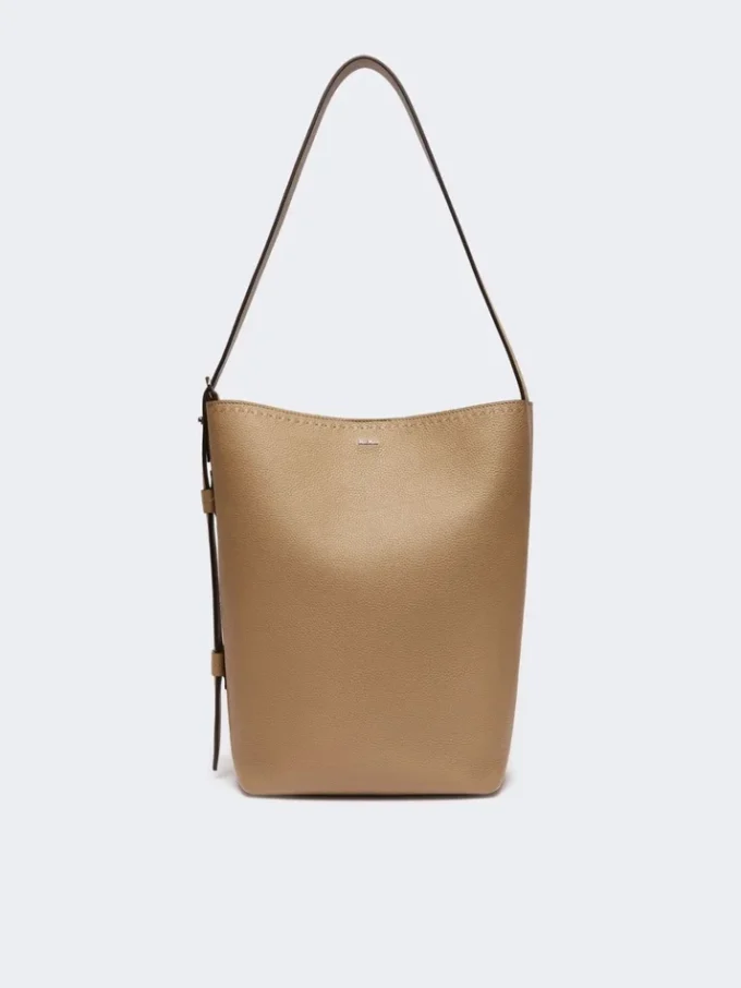 – medium Archetipo-leren tas, modderkleur – medium Archetipo-leren tas, modderkleur