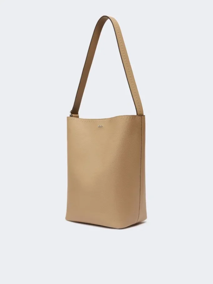 – medium Archetipo-leren tas, modderkleur – medium Archetipo-leren tas, modderkleur