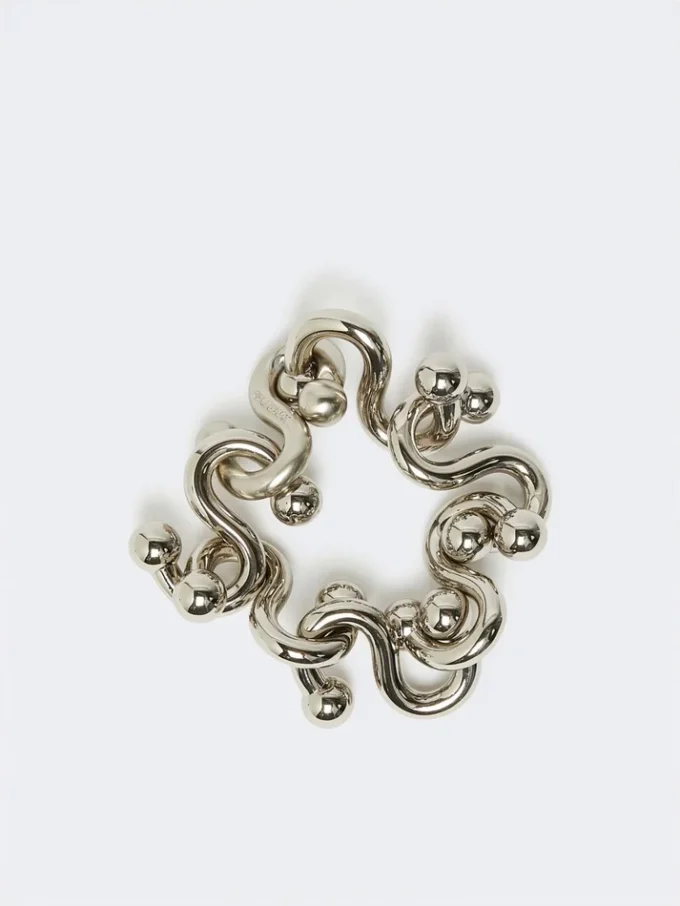 Metalen armband, zilver Metalen armband, zilver