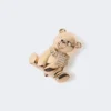Metalen broche met strass-steentjes, goud Metalen broche met strass-steentjes, goud
