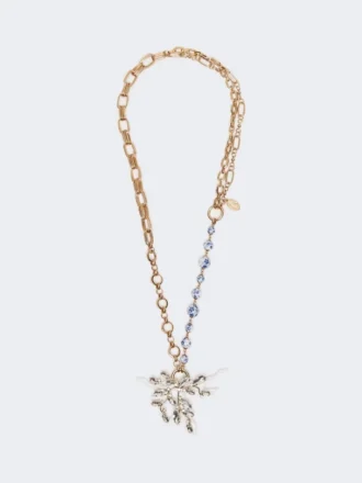 Metalen en keramische ketting, goud Metalen en keramische ketting, goud