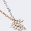 Metalen en keramische ketting, goud Metalen en keramische ketting, goud