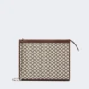 Middelgroot katoenen jacquard etui, zwart Middelgroot katoenen jacquard etui, zwart