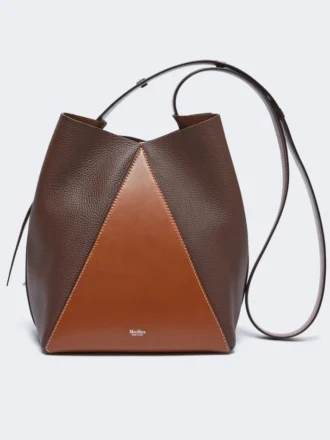 Middelgrote bucket bag, cacao