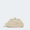 Middelgrote pasticcino-tas met raffia-effect, tortelduif Middelgrote pasticcino-tas met raffia-effect, tortelduif