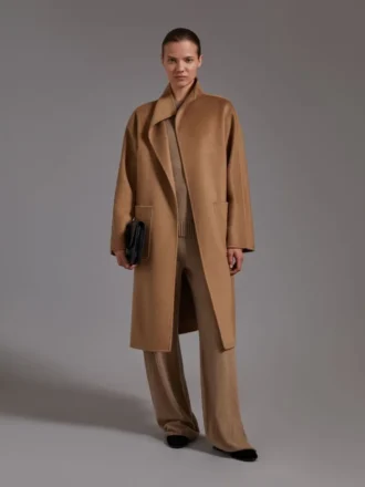 Midi-kasjmier vestjas, camel