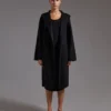 Midi-kasjmier vestjas, zwart Midi-kasjmier vestjas, zwart