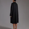 Midi-kasjmier vestjas, zwart Midi-kasjmier vestjas, zwart