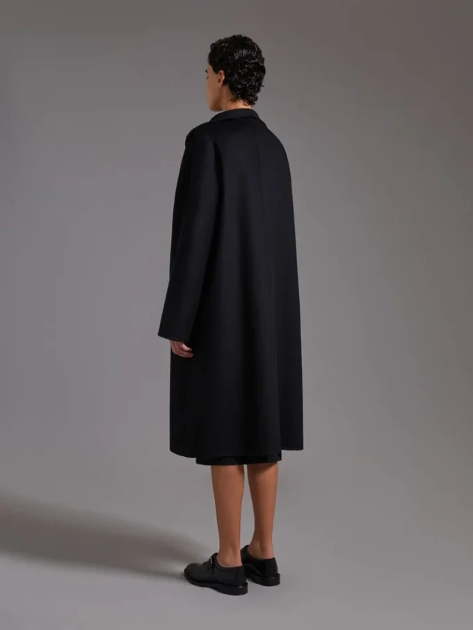 Midi-kasjmier vestjas, zwart Midi-kasjmier vestjas, zwart