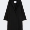 Midi-kasjmier vestjas, zwart Midi-kasjmier vestjas, zwart