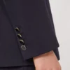 Milano-knit double-breasted jersey blazer, marineblauw Milano-knit double-breasted jersey blazer, marineblauw