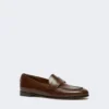 Mocassins van halfglanzend leer, cacao Mocassins van halfglanzend leer, cacao