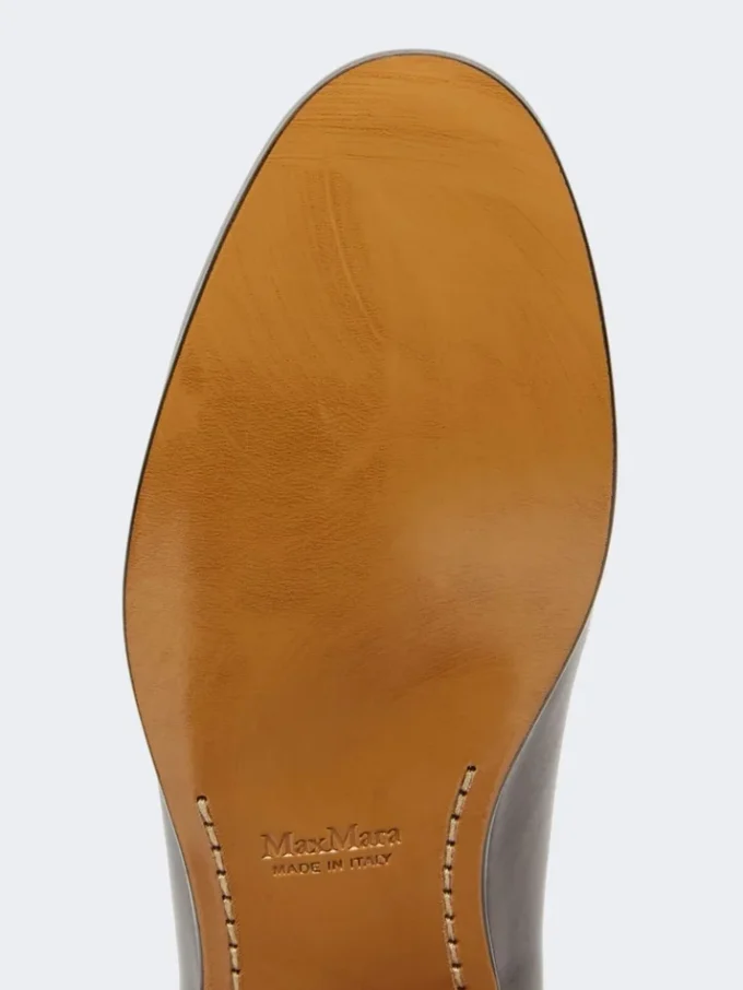 Mocassins van halfglanzend leer, cacao Mocassins van halfglanzend leer, cacao