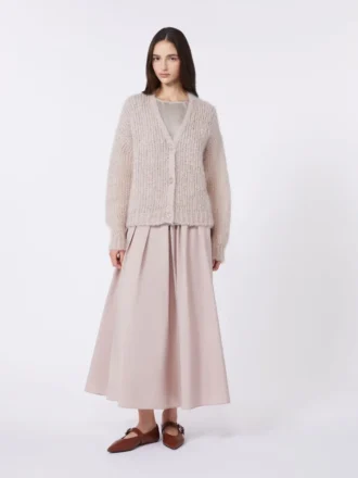 Mohair vest, zandkleur Mohair vest, zandkleur