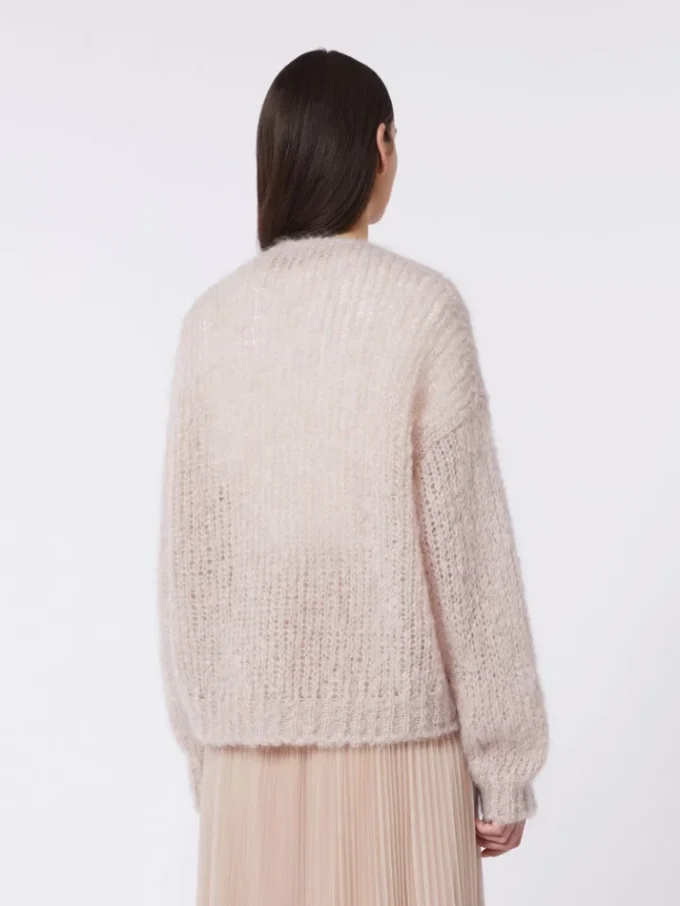 Mohair vest, zandkleur Mohair vest, zandkleur