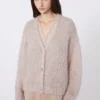 Mohair vest, zandkleur Mohair vest, zandkleur